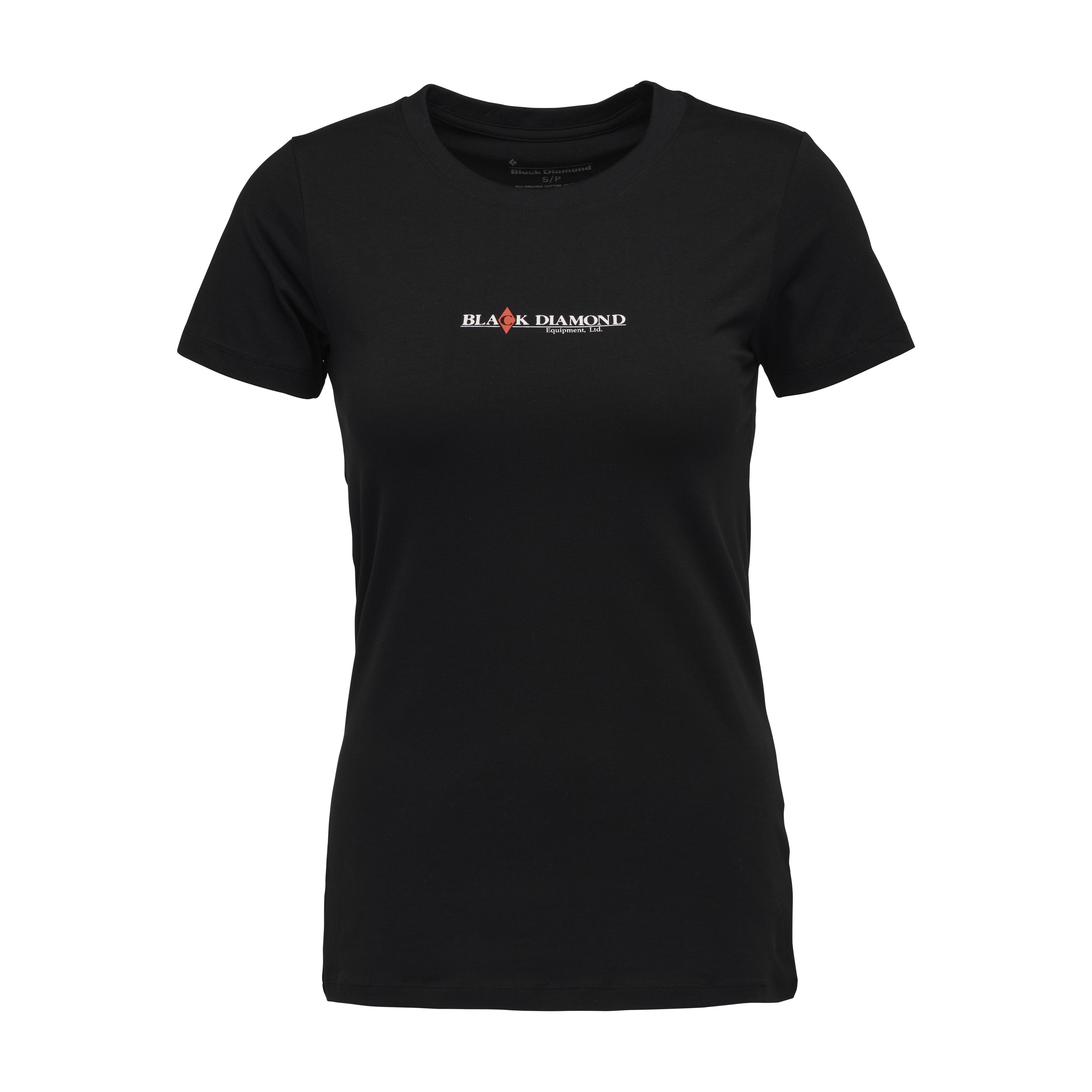 Black Diamond Black Diamond Women's Heritage Wordmark Shortsleeve Tee Black