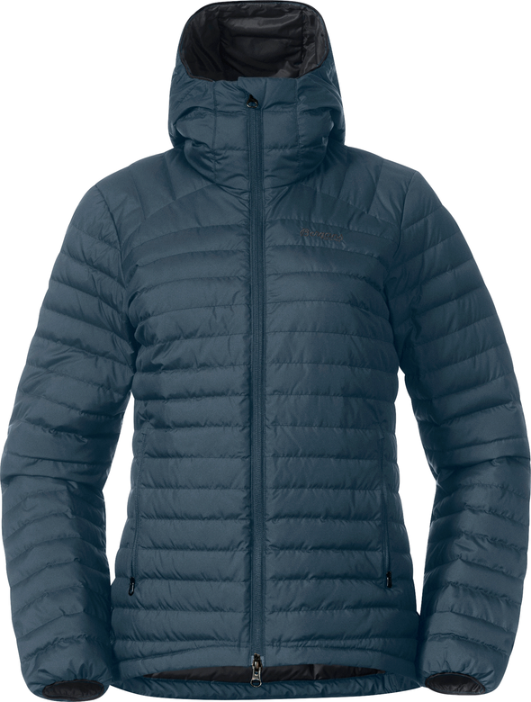bergans Bergans Women's Lava Light Down Jacket With Hood Orion Blue