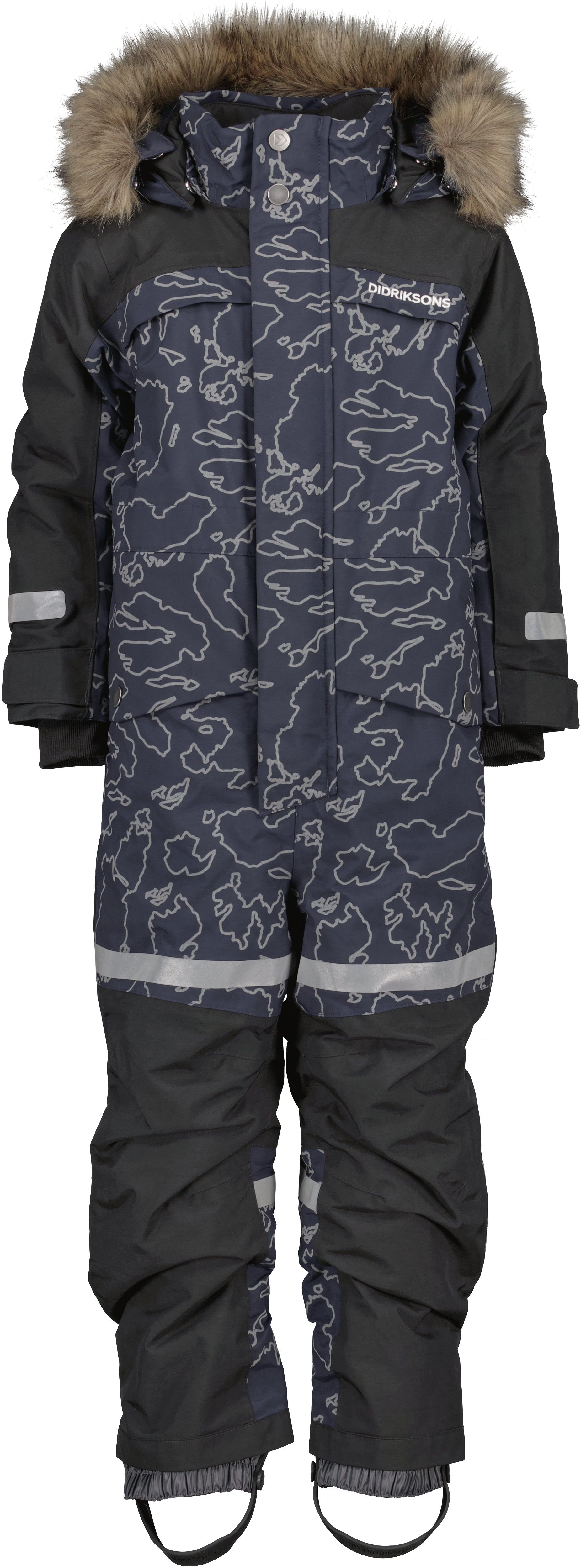 Didriksons Didriksons Kids' Bjärven Special Edition Coverall Grundsund Reflective Navy