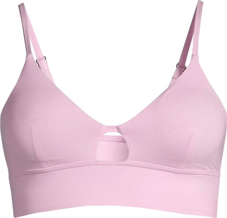 CASALL Casall Women's Triangle Cut-Out Bikini Top Clear Pink