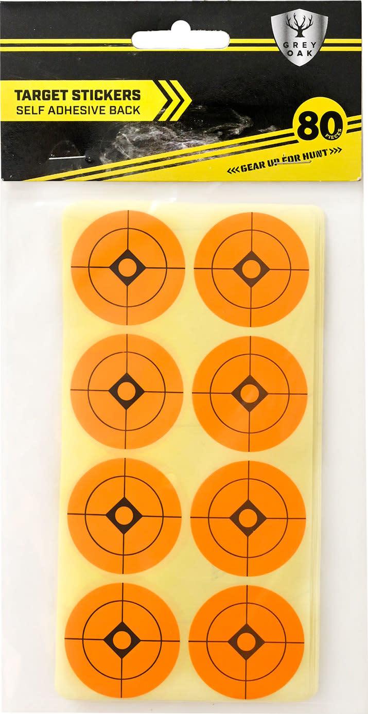 Grey Oak Grey Oak Shooting Target Stickers 38mm Orange