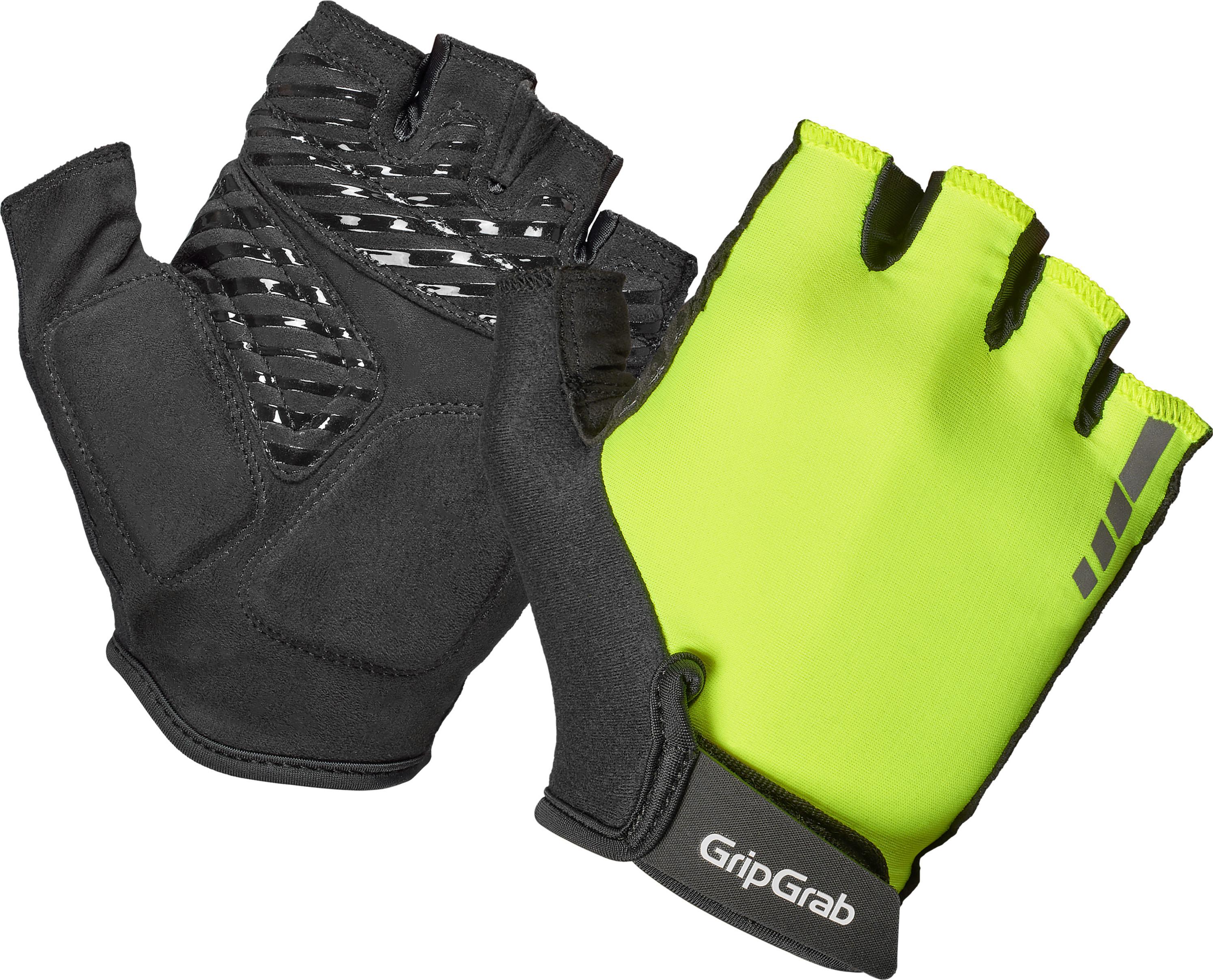 GripGrab Gripgrab Women's ProRide RC Max Padded Short Finger Summer Gloves Yellow Hi-Vis