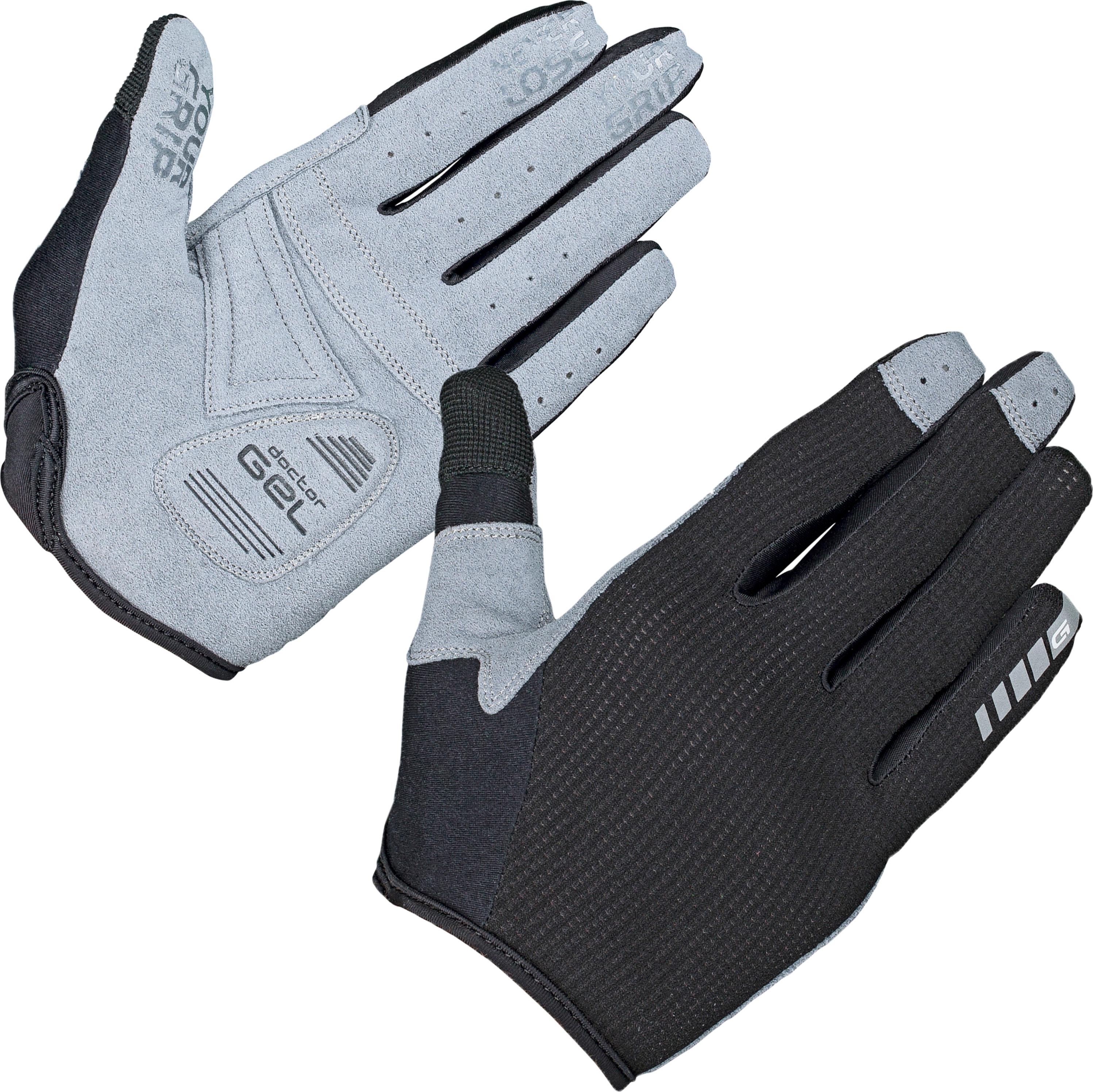 GripGrab Gripgrab Women's Shark Padded Full Finger Glove Black