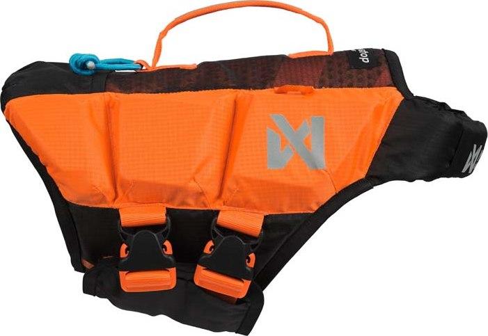 Non-stop Dogwear Non-stop Dogwear Protector Life Jacket Size 5-7 Black/Orange