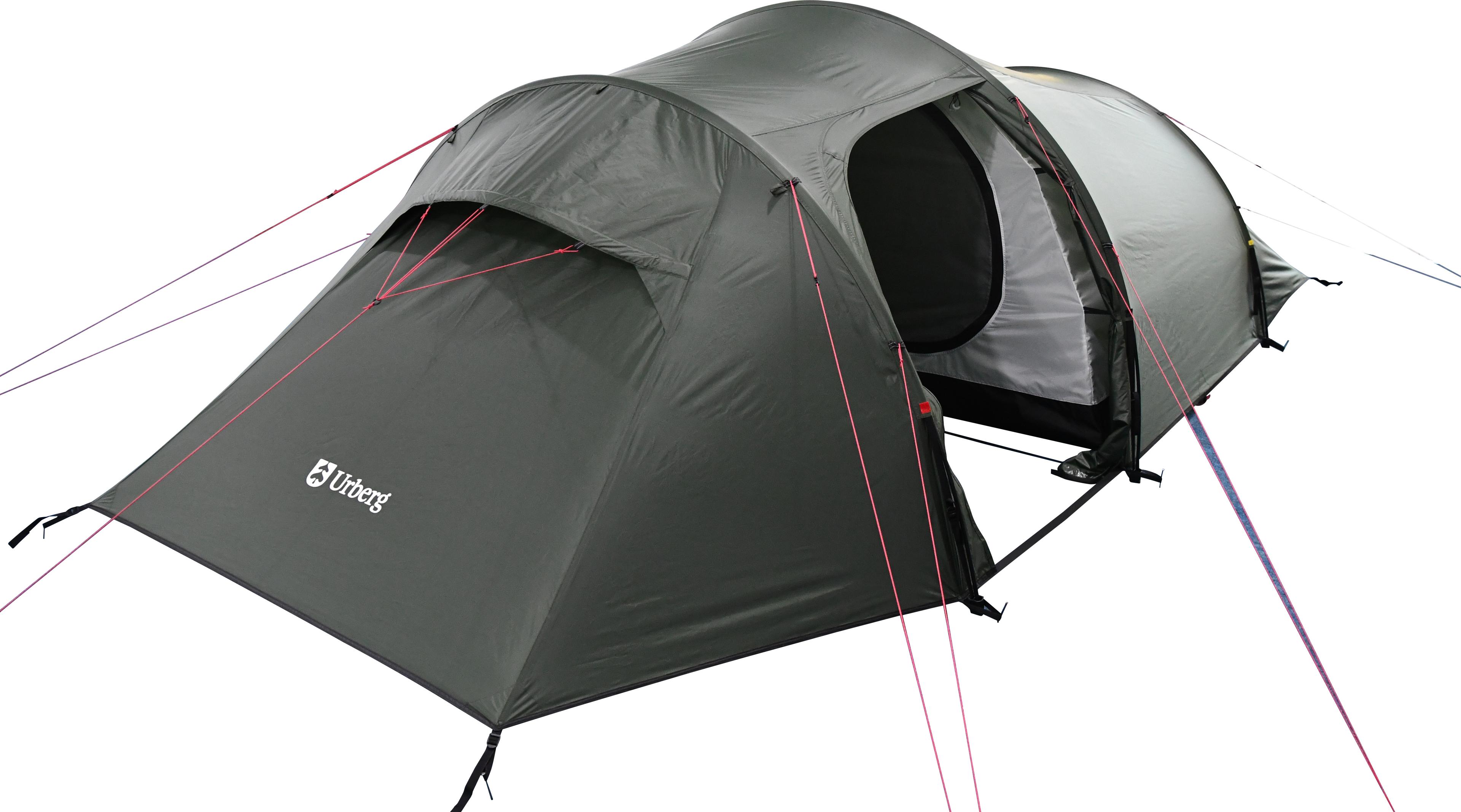 Urberg Urberg 2-Persons Trekking Tunnel Tent 2,0 Kombu Green