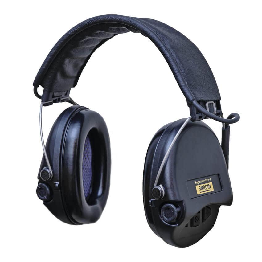 Sordin Sordin Supreme Pro X With Leather Ember Black/Black
