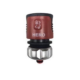 Hero-Tools HELTE Slangekobling 3/4" - m/stopp