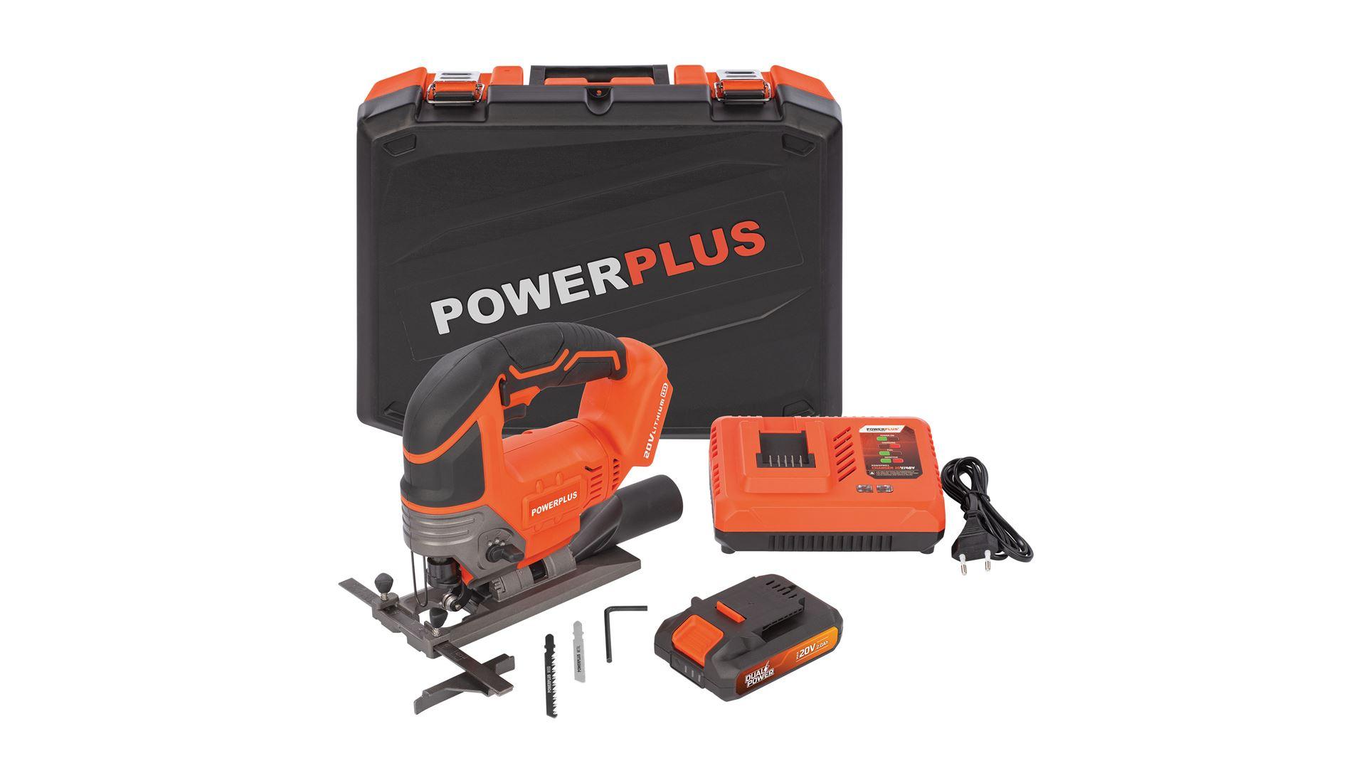Hero-Tools Stikksag 20 V i koffert med batteri 20 V