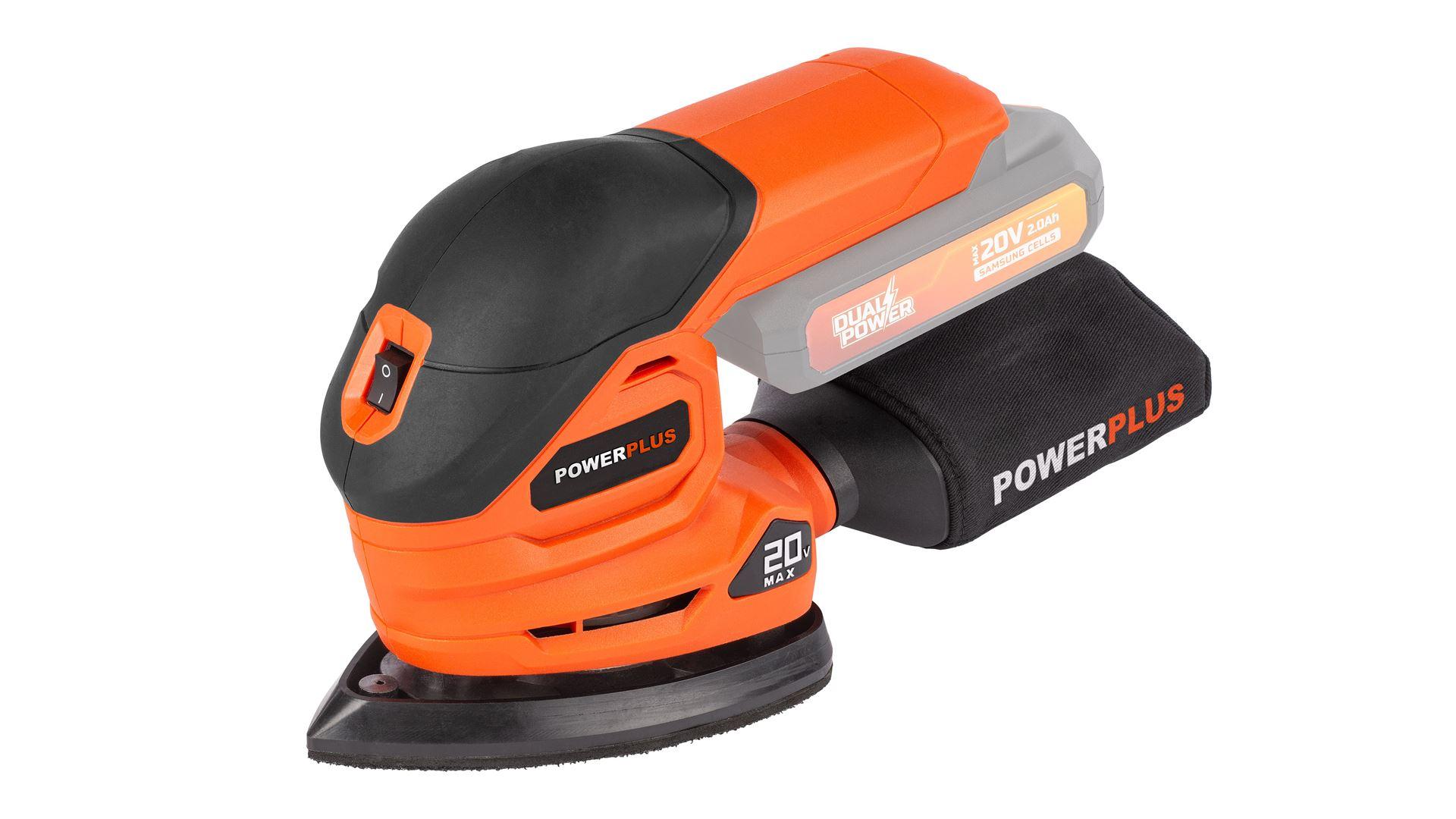 Hero-Tools Slipemus 20 V 140x140x80 mm UTEN BATTERI