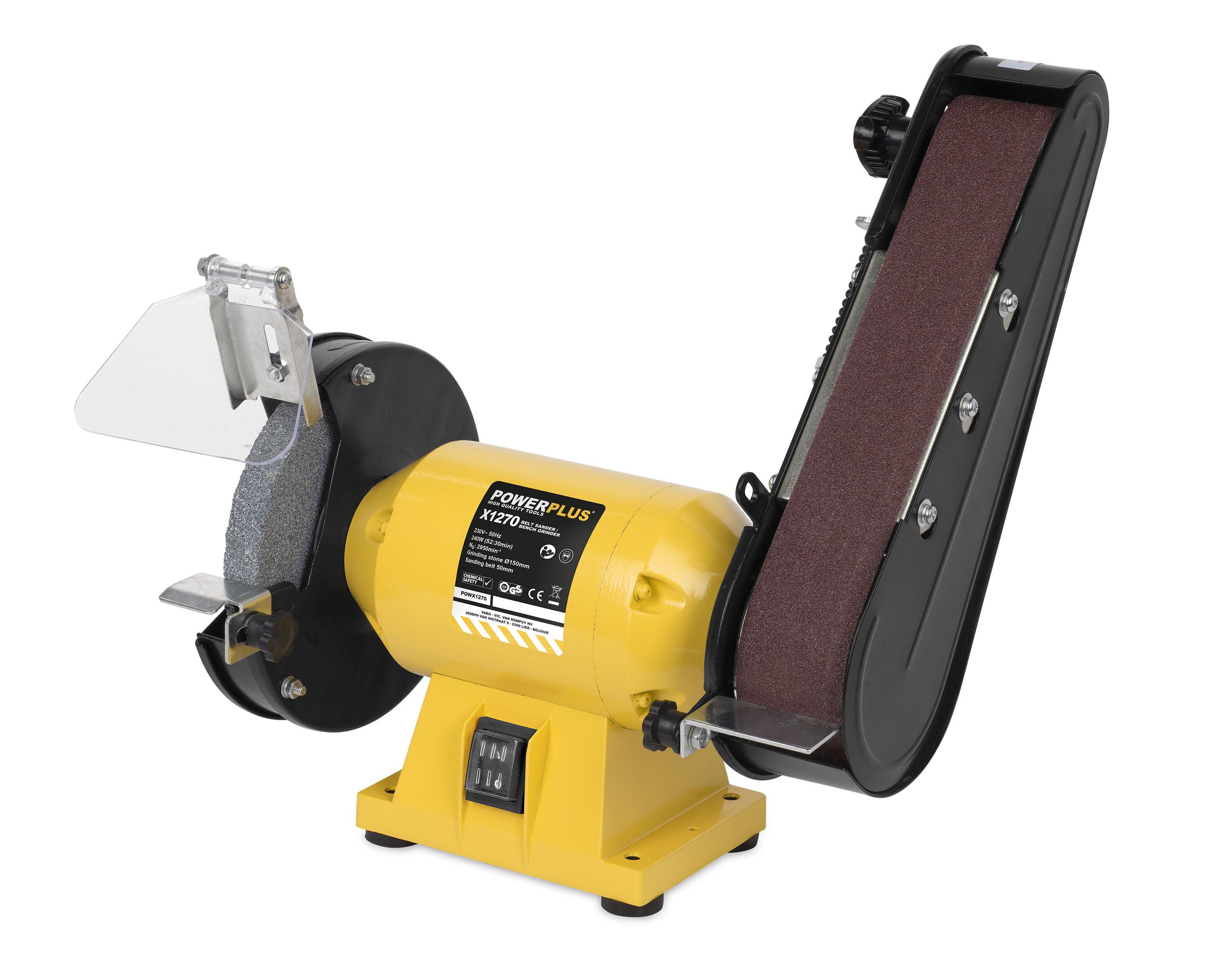 PowerPlus Bånd- og benkesliper 150 mm
