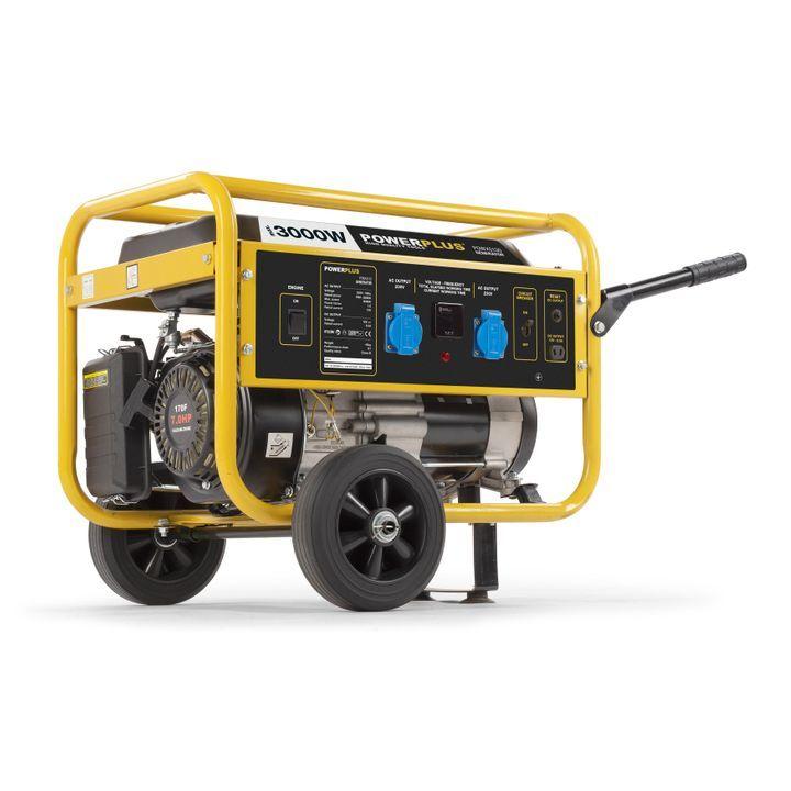 Hero-Tools Generator bensin 3000 W 7 hk motor