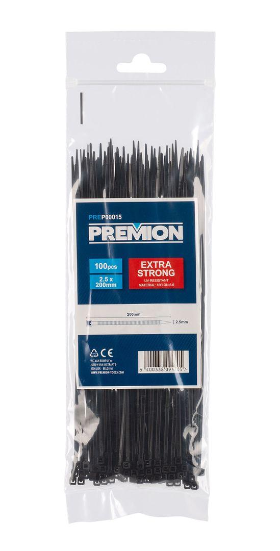 Hero-Tools KABELSTRIKKER SORT 2,5X200MM 100STK