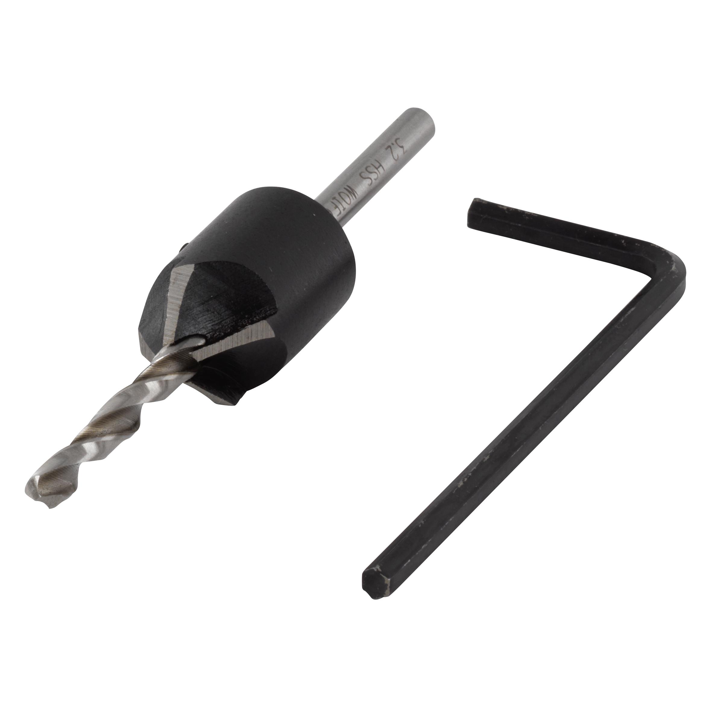 Wolfcraft Wolfcraft - Forsenkerbor Ø3,2 - 12 mm