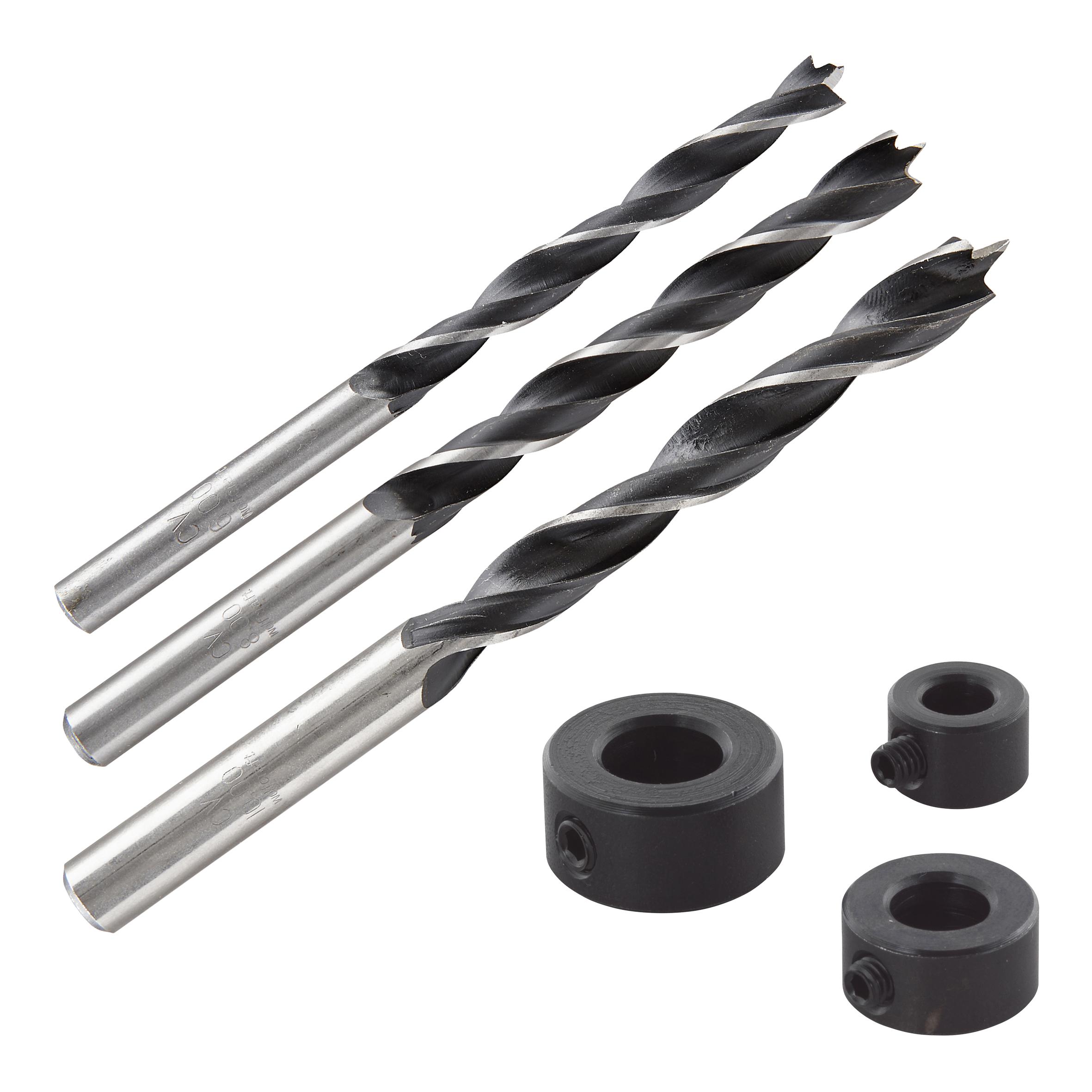Wolfcraft Wolfcraft - Dybelborsett med dybdestopp Ø 6, 8, 10 mm
