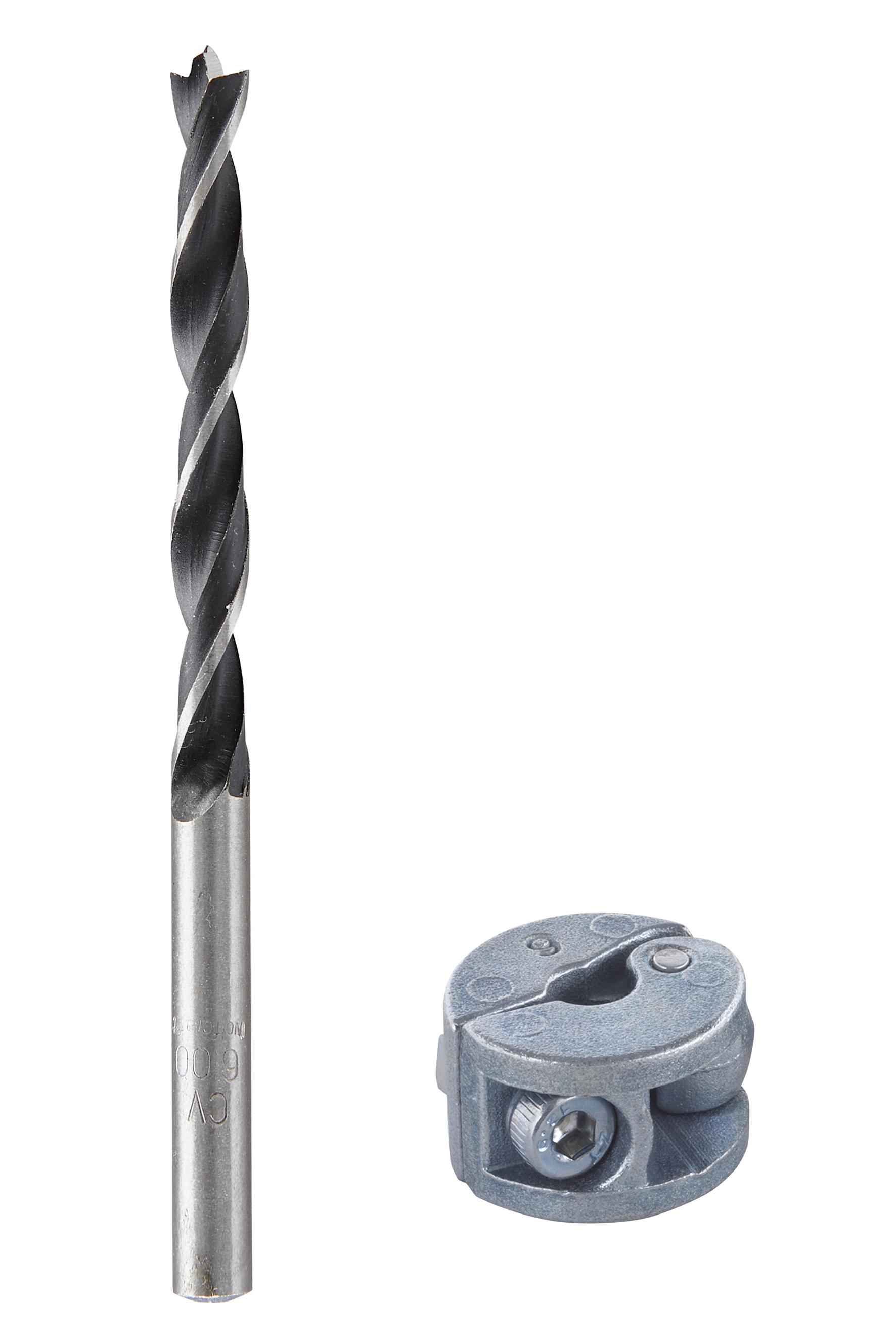 Wolfcraft Wolfcraft - Dybelbor med dybdestopp og senterpunkt Ø6 mm