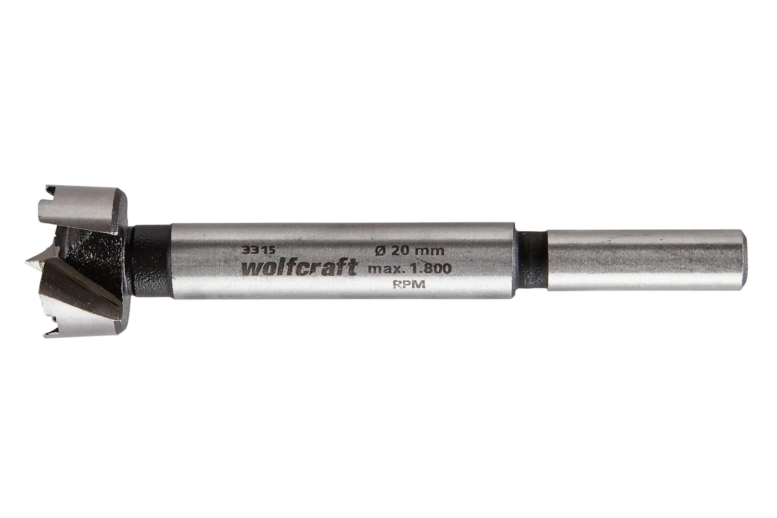 Wolfcraft Wolfcraft - Forstnerbor Ø20 - skaft Ø8 mm