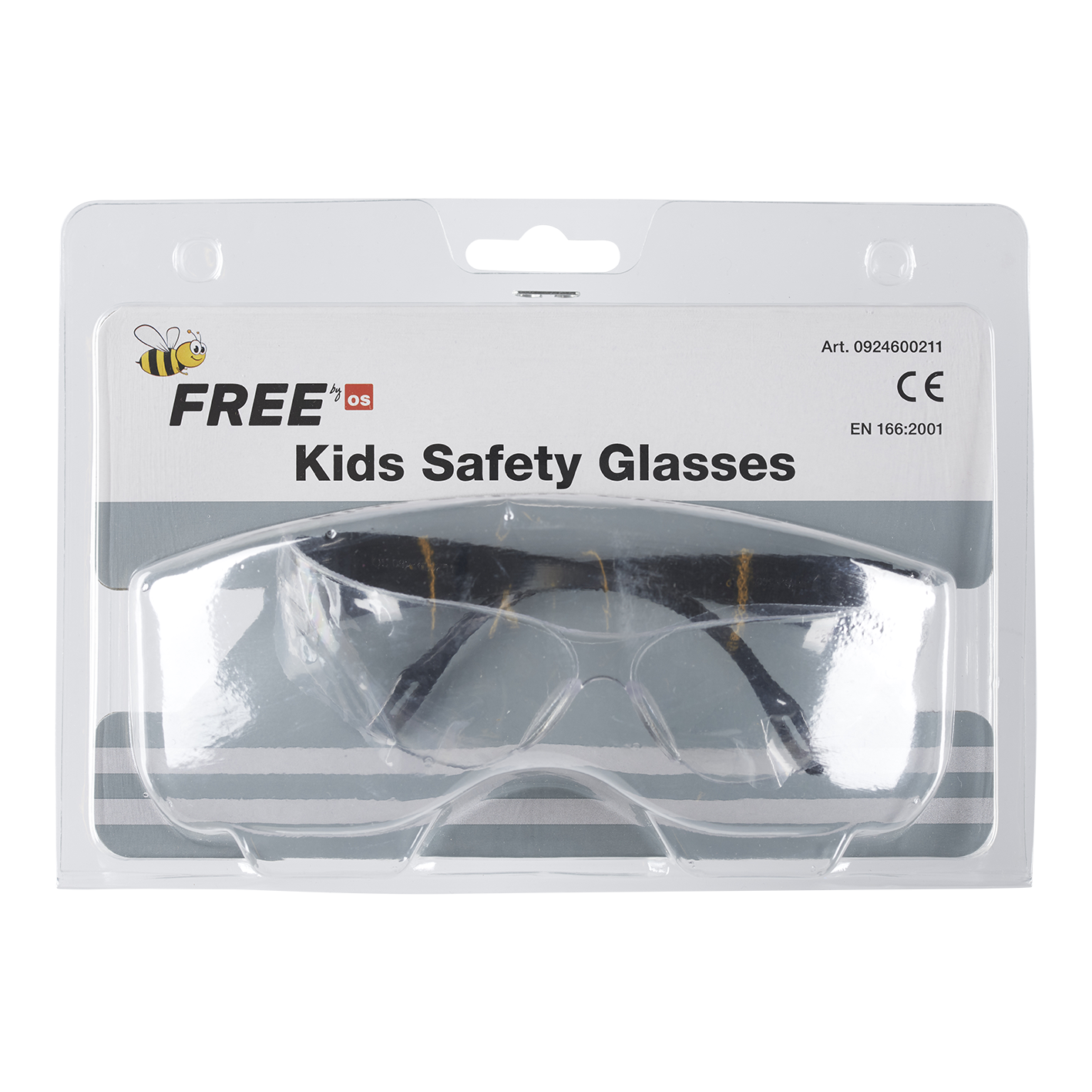BeeFree Vernebrille Kids klar glass