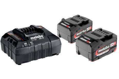 Metabo Batterisett med 2Ã18V/4,0Ah Li-Power + lader ACS 55