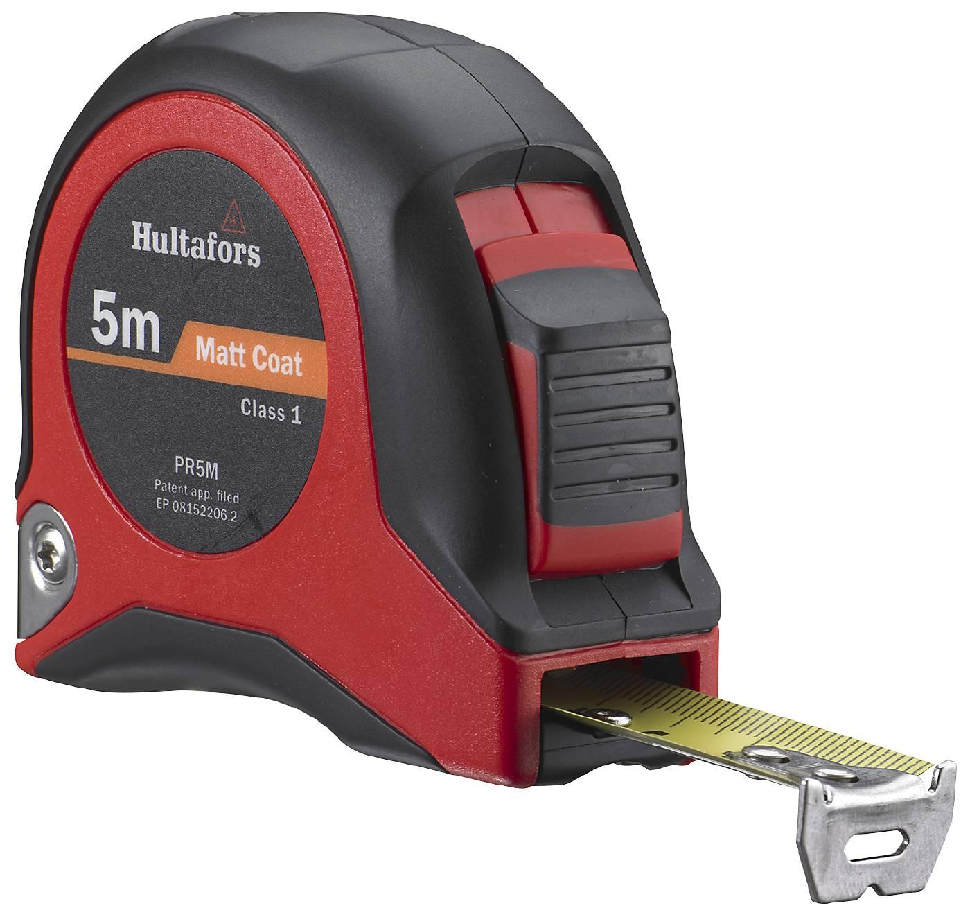 Hultafors Målebånd PR 5M gult bånd, 5 m x 19 mm