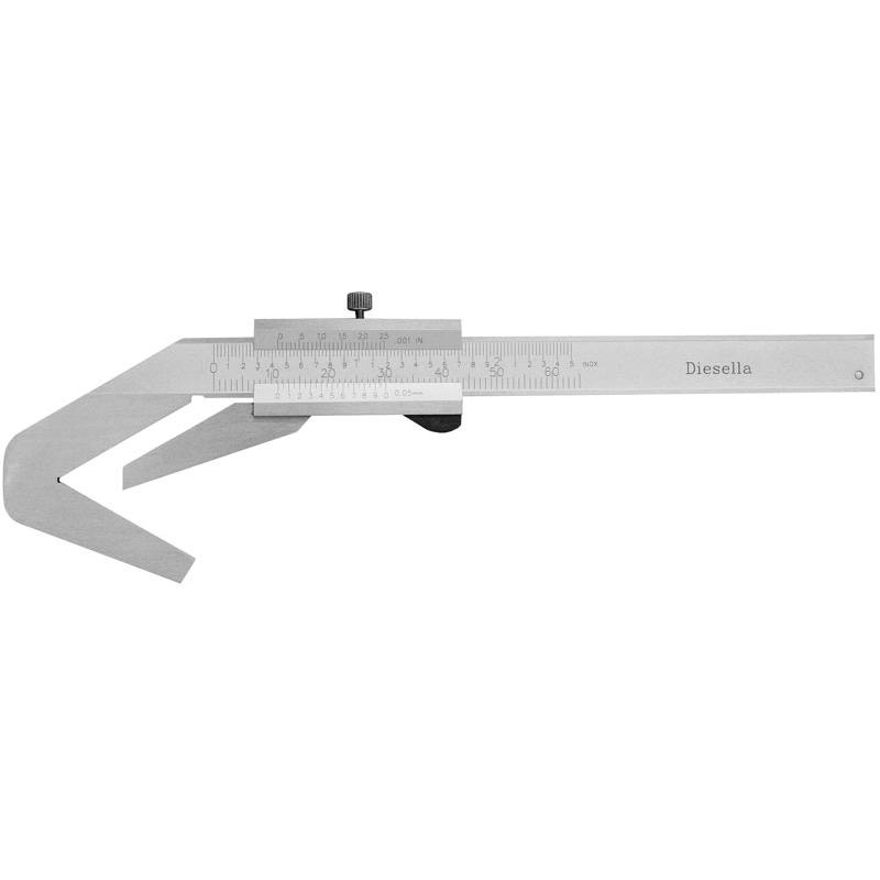 Diesella Skyvelær med trepunktsmåling 5-40x0,05 mm