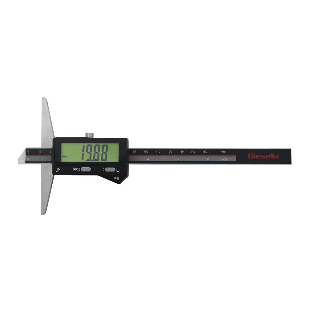Diesella Digital Dybdemåler 0-200x0,01 mm IP67 DIN862