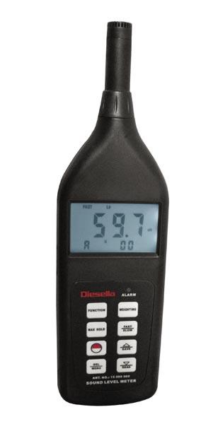 Diesella Digital lyd- og støymåler 30 - 130 dB