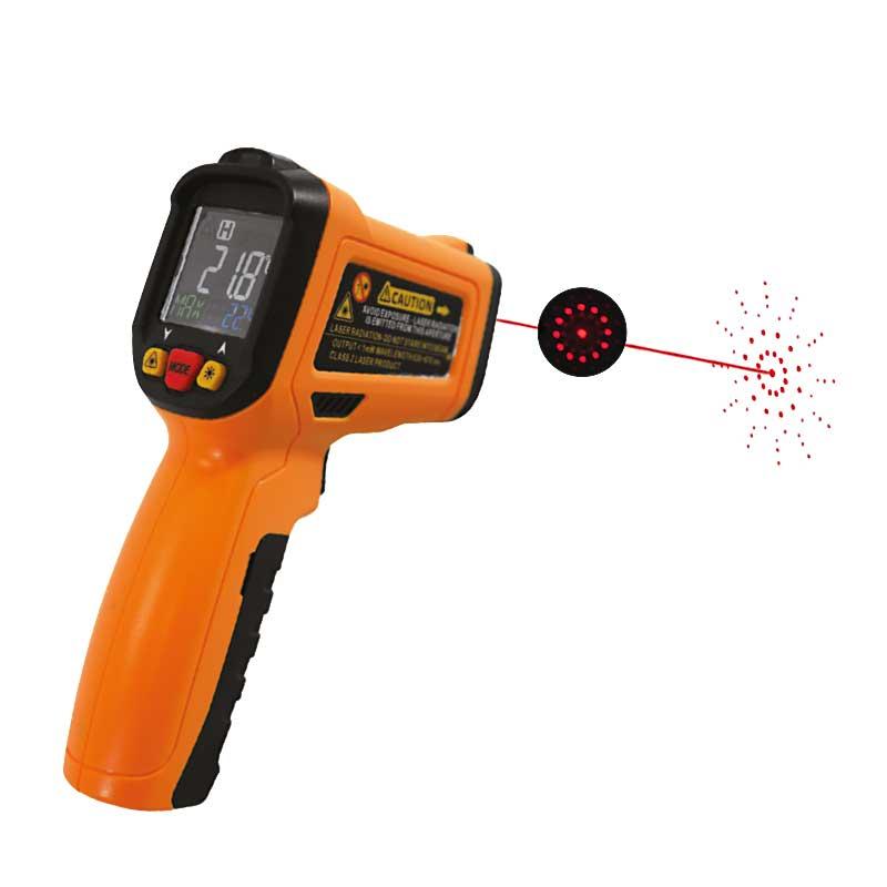 Diesella Infrarødt termometer med sirkulær laser (-30°C-500°C)