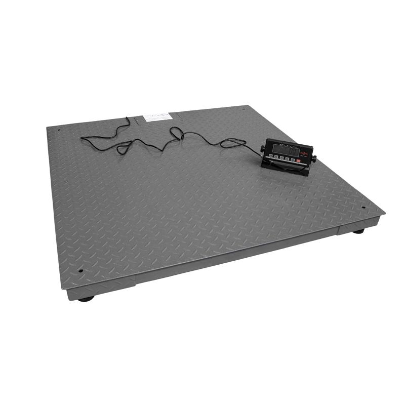 Diesella Plattformvekt 3000 kg / inndeling 0,5 kg med 1200x1200 mm veieplate