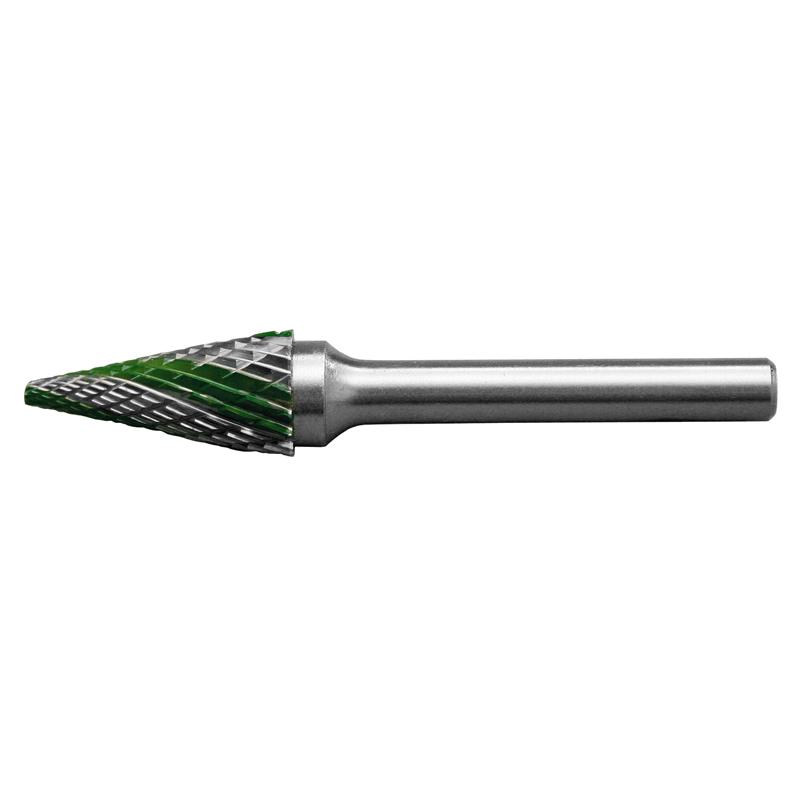 Diesella Fresespiss HM Ø10x20 mm form M (Speedcut) med Ø6 mm skaft