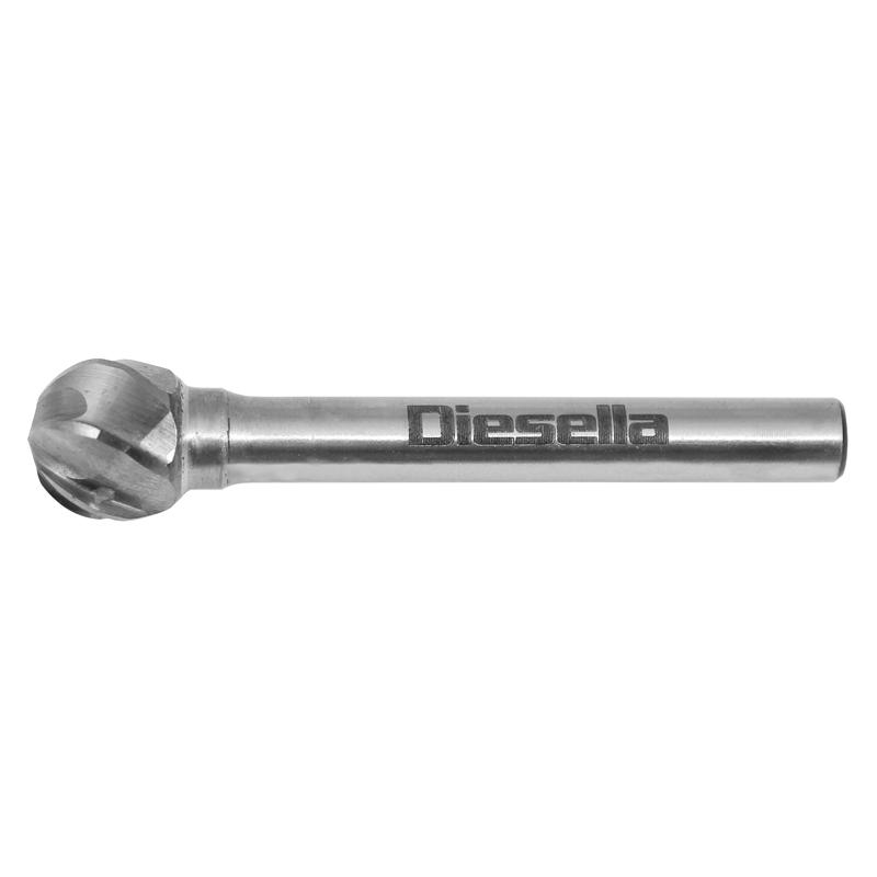 Diesella Fresstift HM Ø8x7 mm form D (Alu. Cut) med Ø6 mm skaft