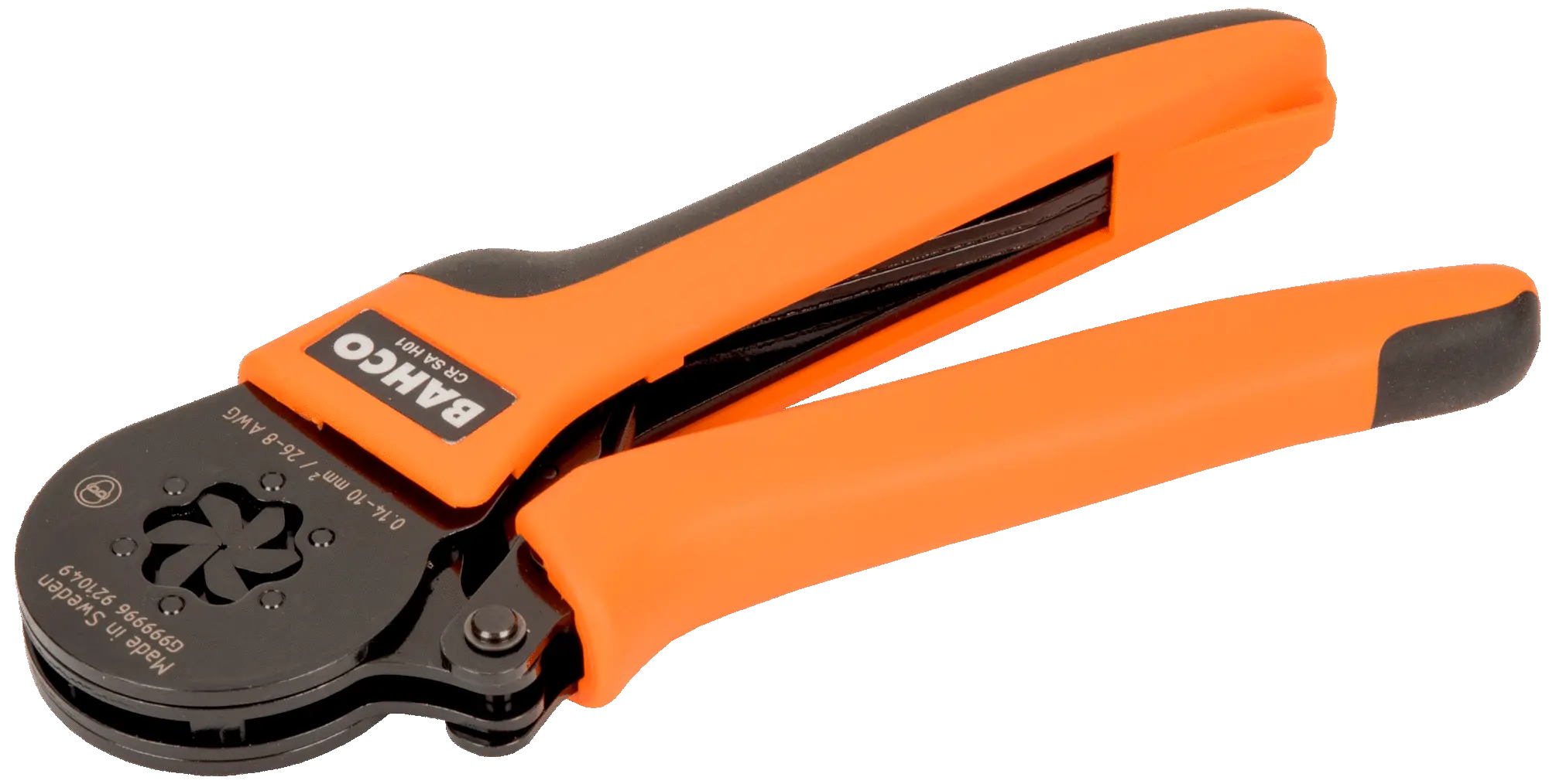 Bahco Krympetang m/selvjust. kjever, 6kt-profil CR SA H16