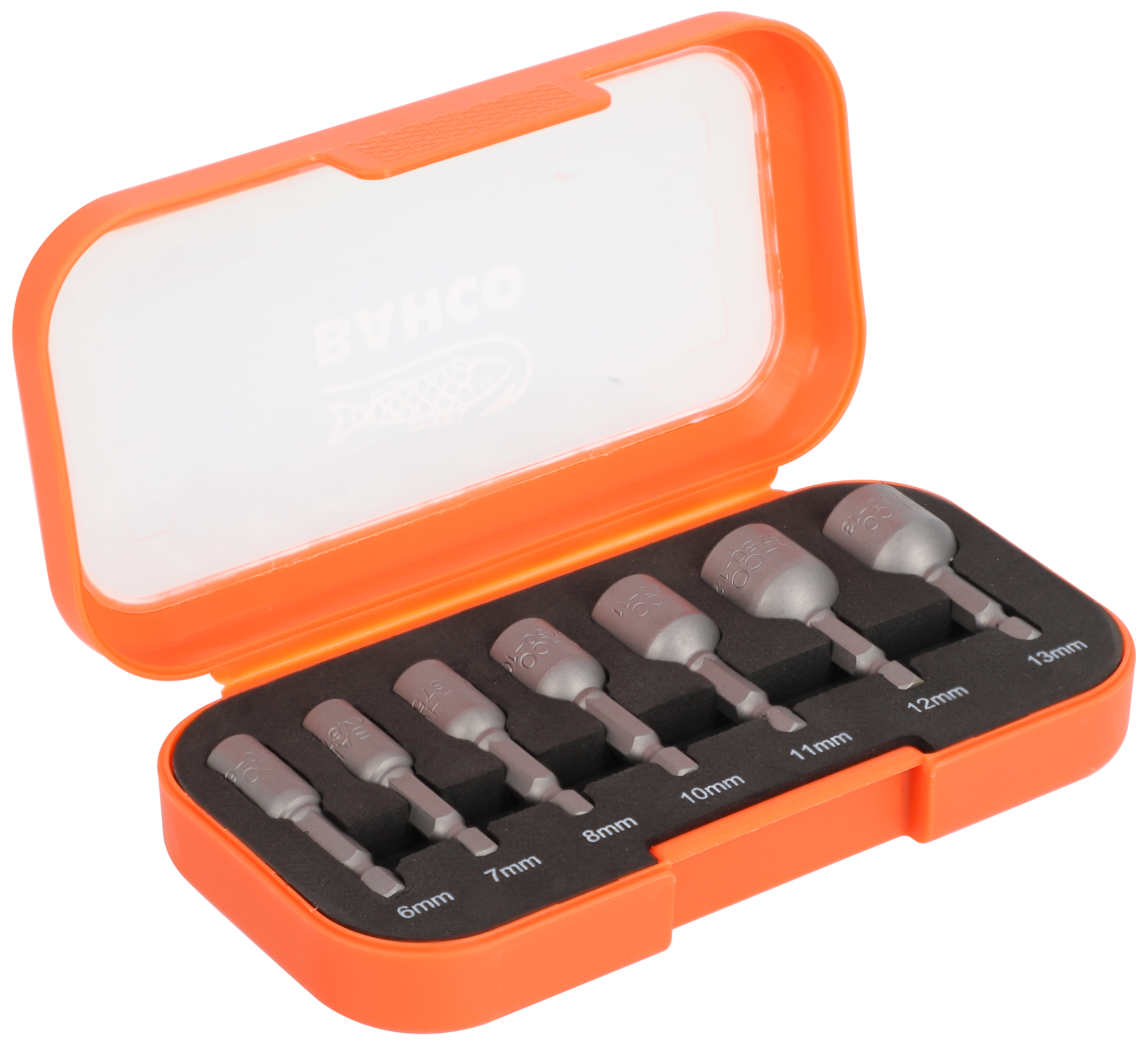 Bahco Slag-boltbitsæt 1/4" 6kt 6-13mm, 7stk