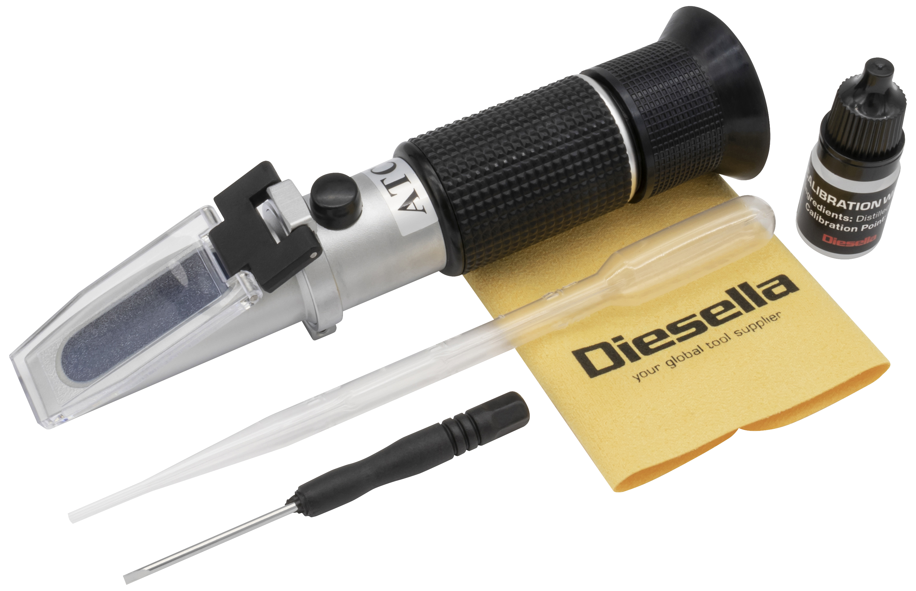 Diesella Refraktometer ATC, Brix 0-10%