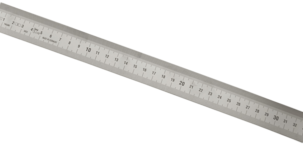 Diesella Stållinjal 1000Ã30Ã1,0mm