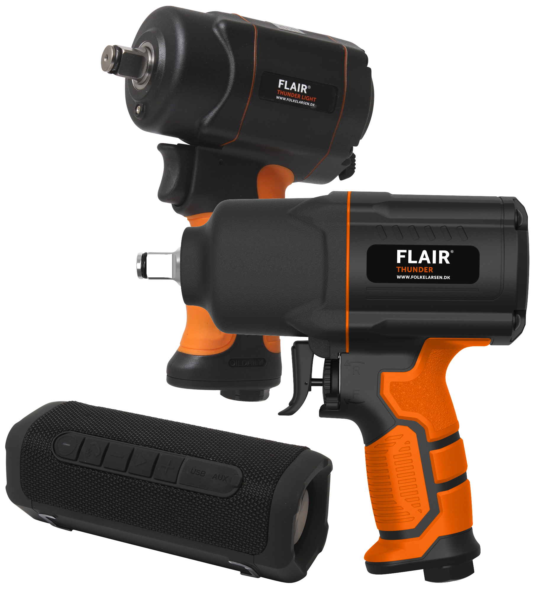Flair Flair 1/2" slagtrekkersett, julekampanje m/powerbank