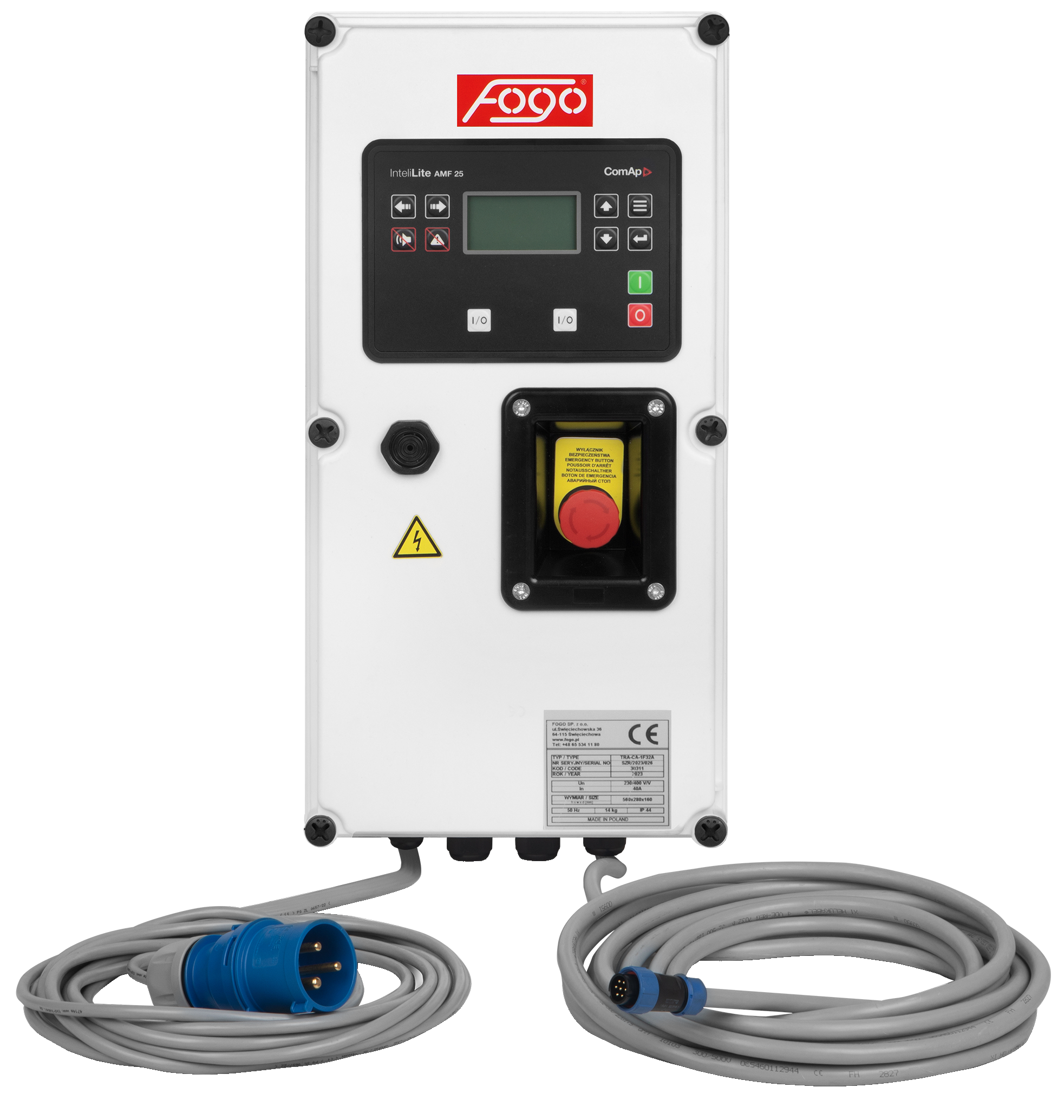 Fogo Fogo ATS auto-start/stopp til F8001ISE generator