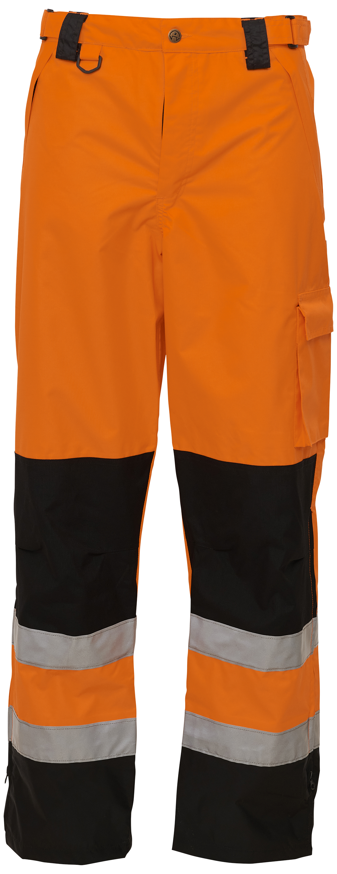 ELKA Synlighetsarbeidsbukser 082400R oransje/svart str. S