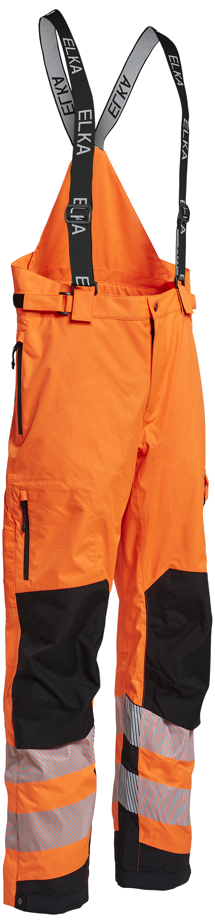 ELKA Synlighetsbukser kombi stretch 182401R oransje/svart str. L
