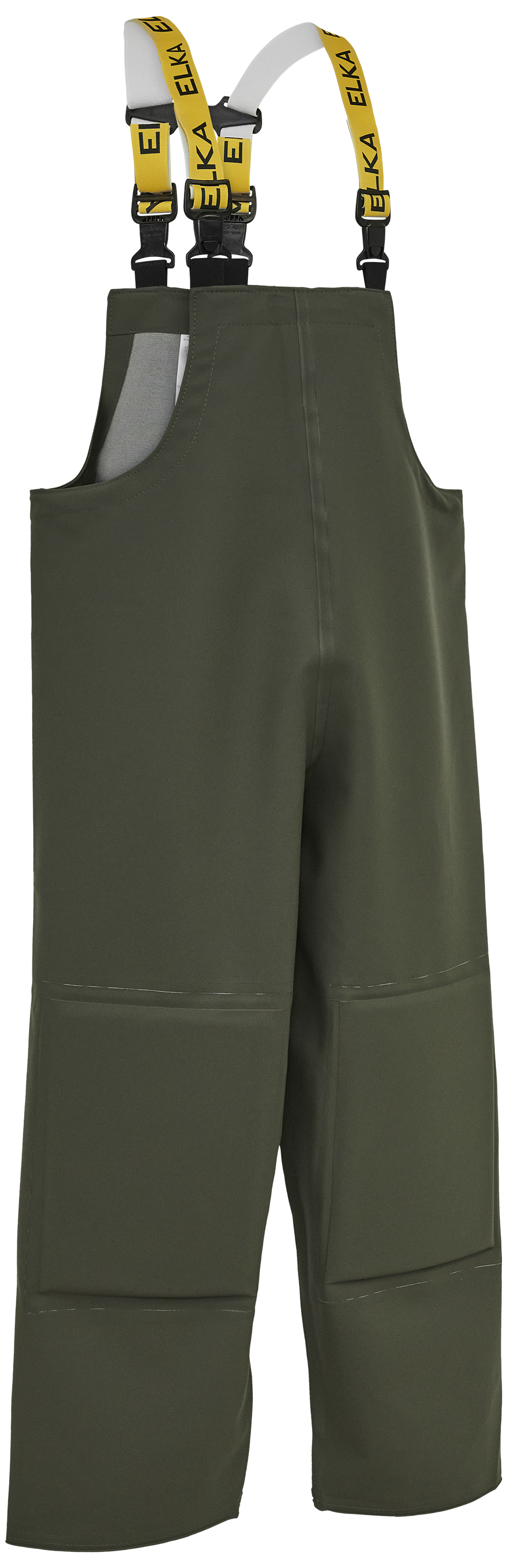 ELKA Overall kraftig m/knepolstring PVC 177303 oliven str. 4XL