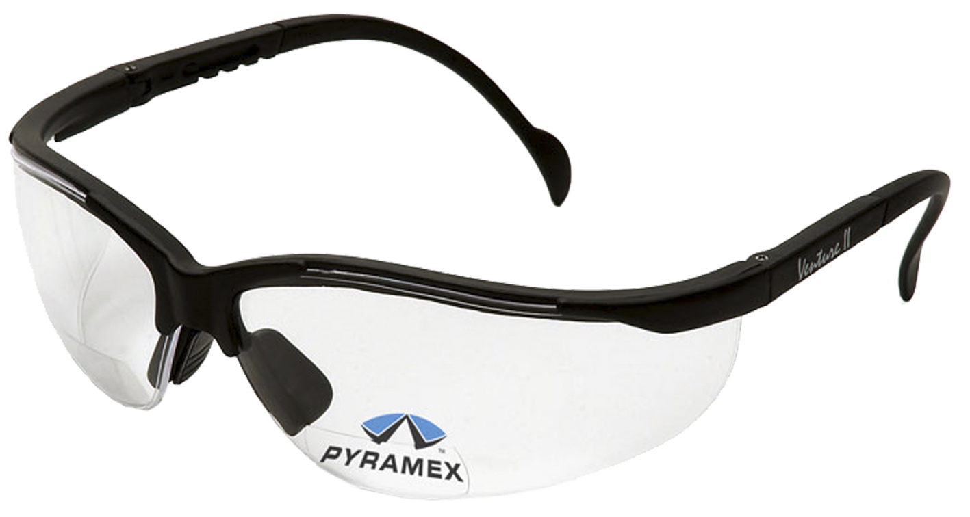 Pyramex Pyramex V2 Readers sikkerhetsbrille sort/klart glass +1,5