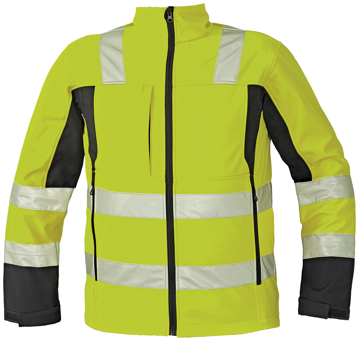 Cerva Malton softshell jakke Hi-viz gul str L