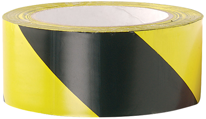 Otto Schachner Avsperringsbånd HDPE plast gul/svart 7cmÃ500m