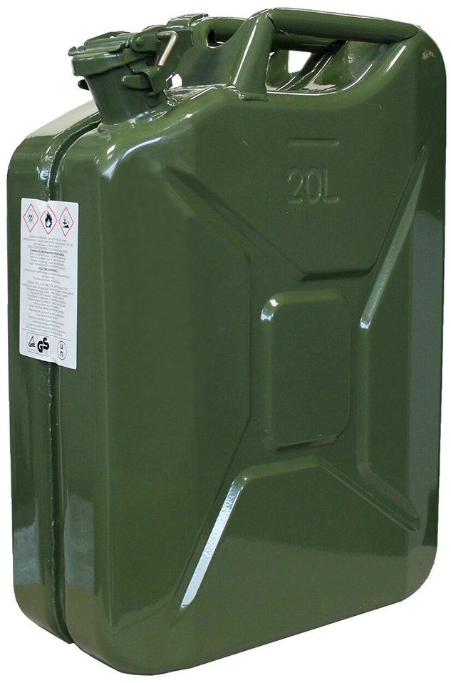 Sprehn Sprehn bensinkanne 'Jerry Can' metall 20ltr
