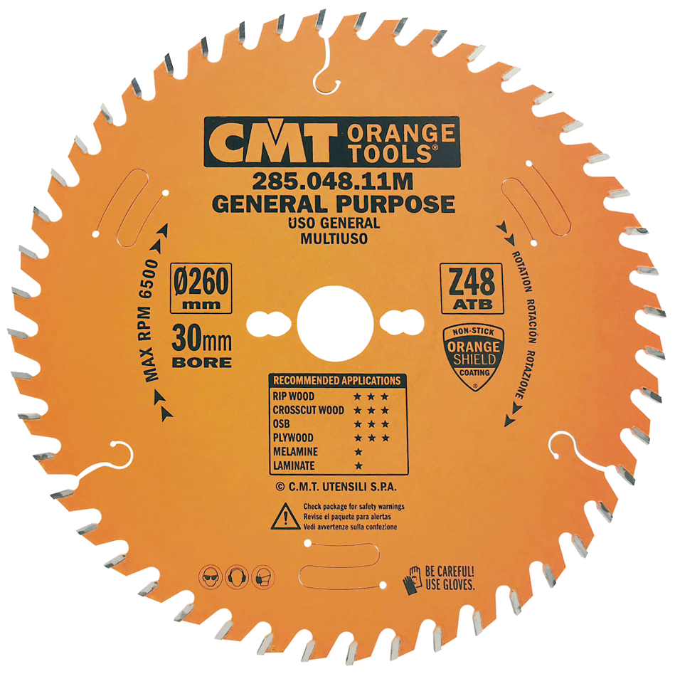 CMT Blad 260x2,8x30 Z48 W
