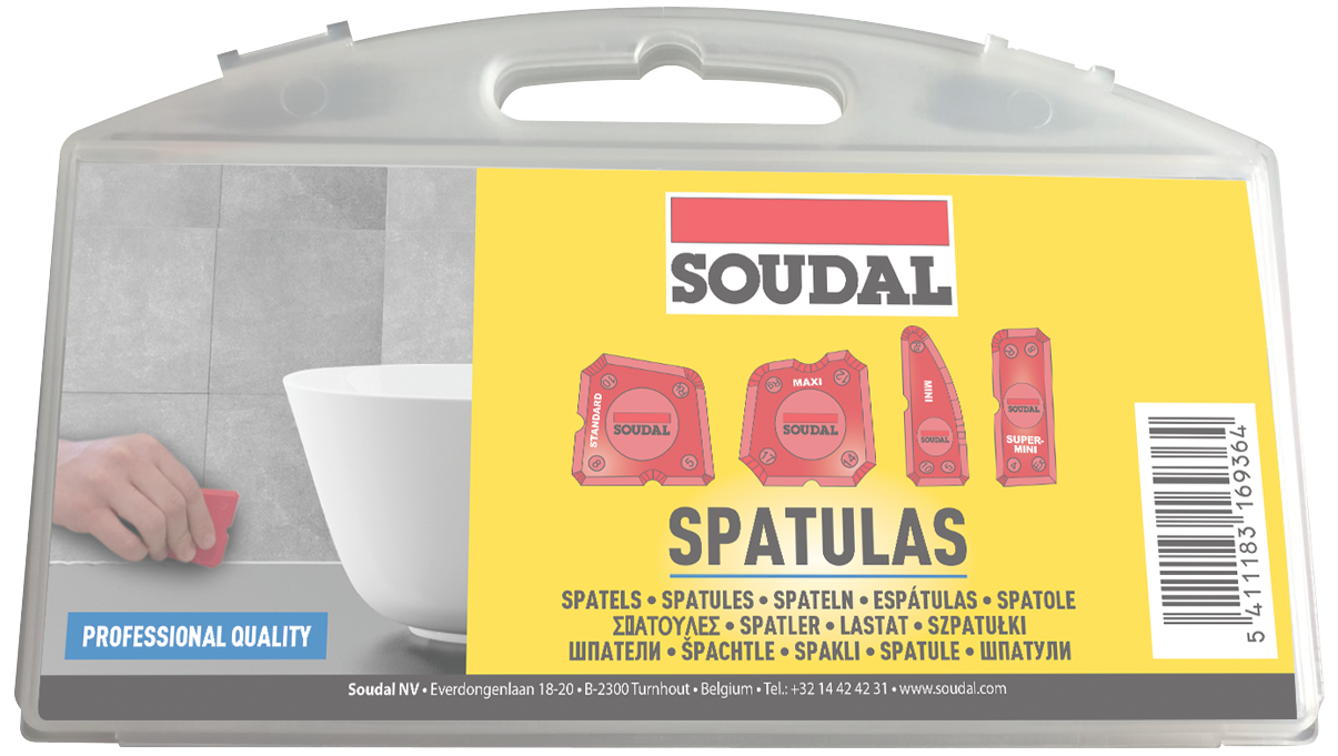 Soudal Soudal fugespartel, sett 4 stk