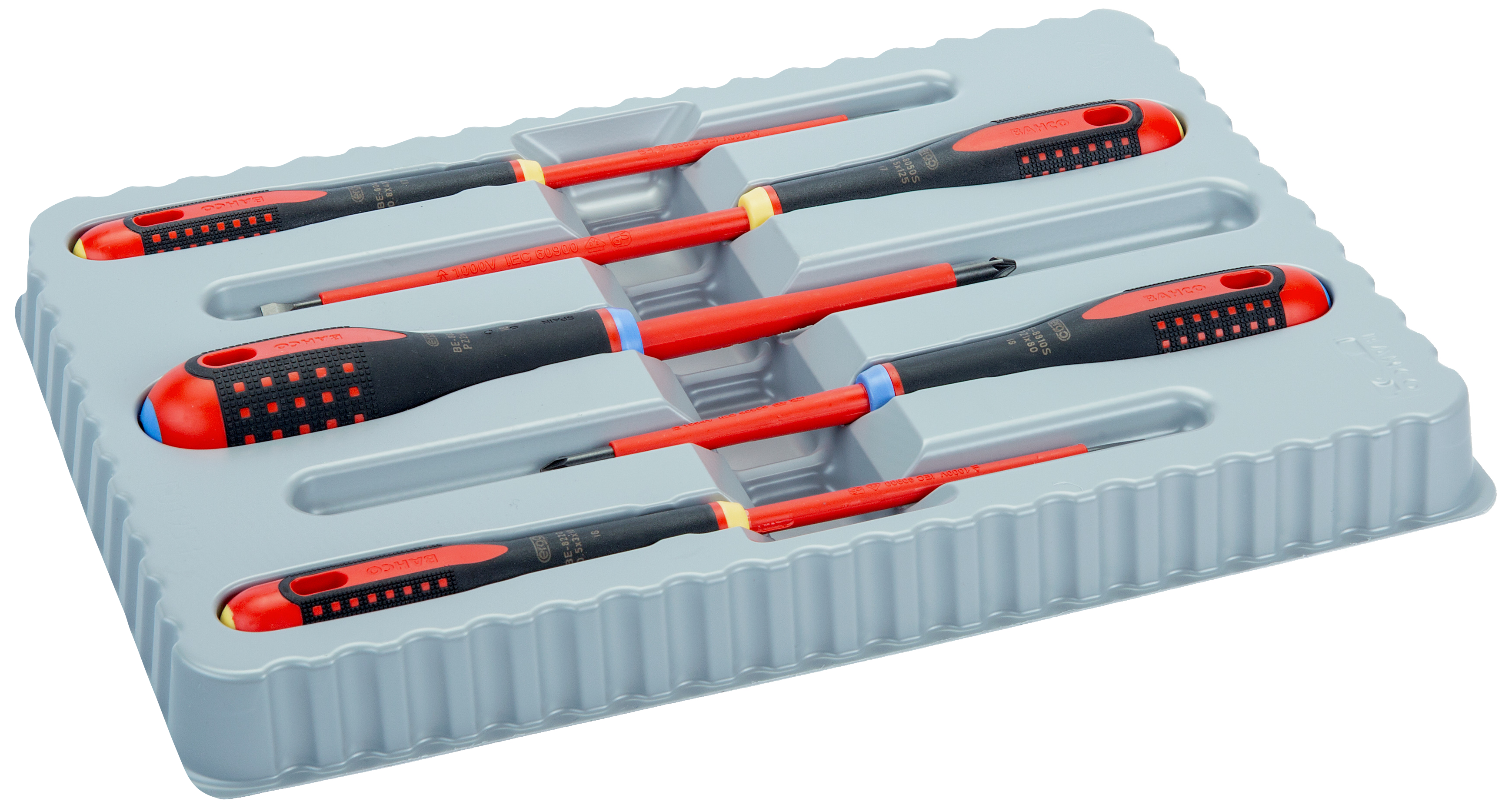 Bahco Ergo skrutrekkersett 1000V BE-9882S
