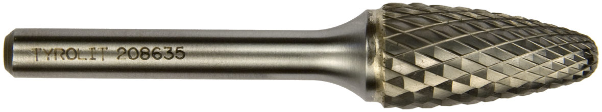 Tyrolit Fresstift hardmetall 52RBF 12Ã25-6Ã70 D-MAX