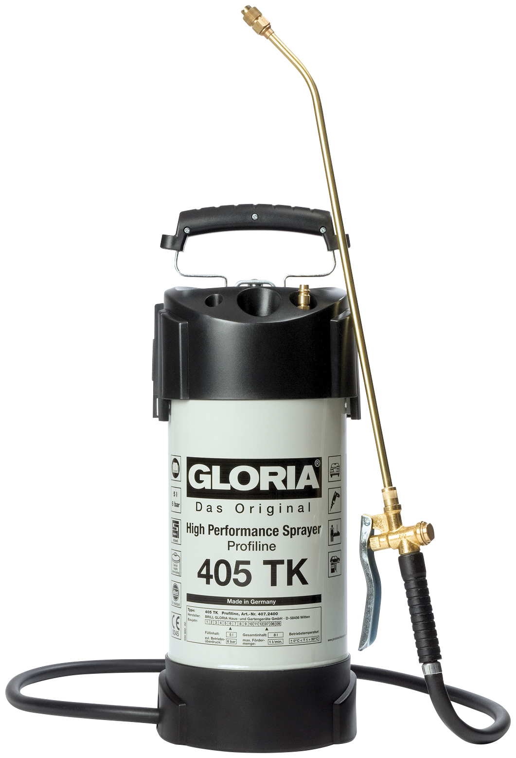 Gloria Gloria høytrykkssprøyte Profline 405TK 5 ltr