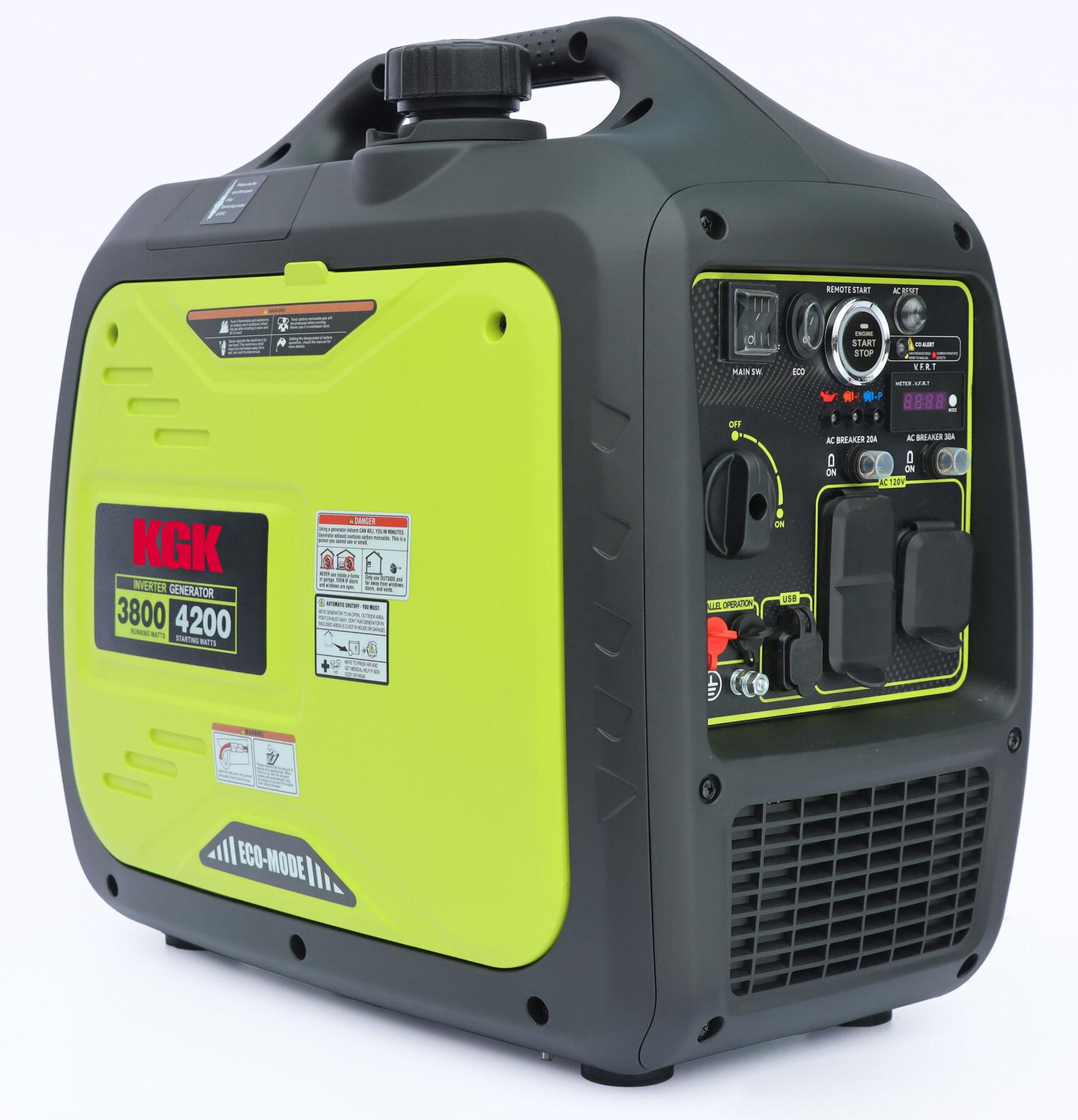 KGK Generator Inverter KGK P-4000i (Elektrisk start) inkl. fjernkontroll