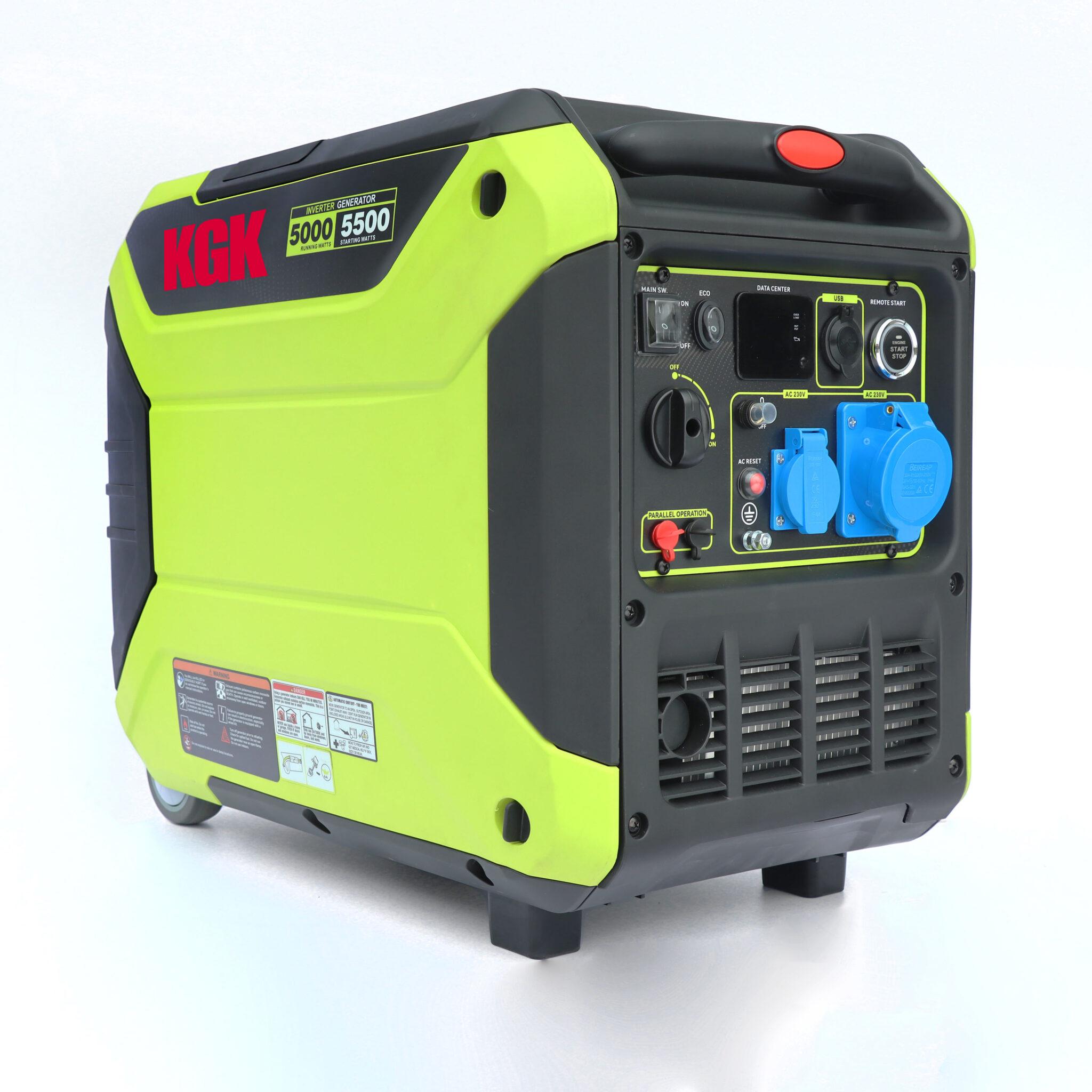 KGK Generator Inverter KGK P-5500i (Elektrisk start) inkl. fjernkontroll